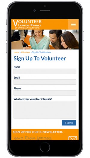 onvlp iphone volunteer